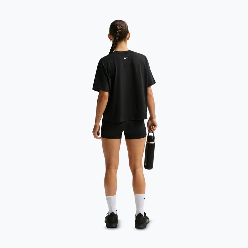 Дамски шорти Nike Pro Mid-Rise Biker 3“ black/university gold/white 3