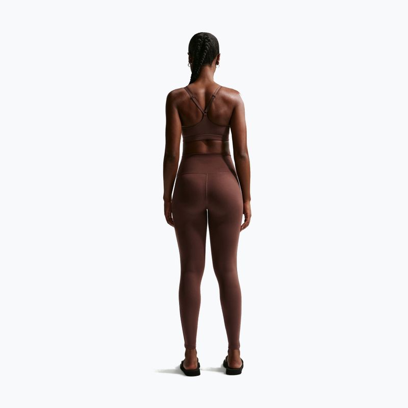 Дамски клин Nike One High-Waisted Seamless light chocolate 3