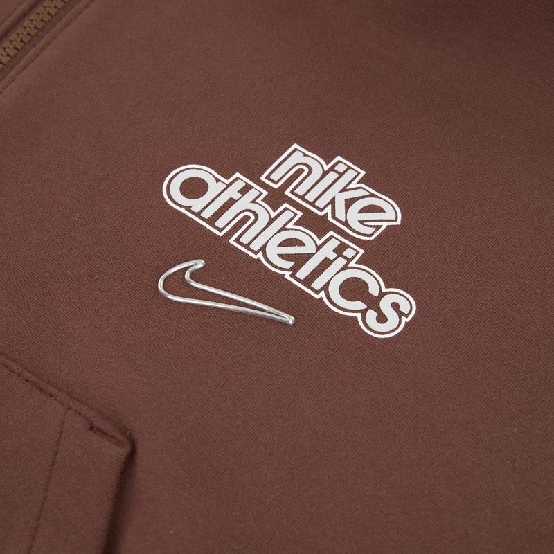 Дамски суитшърт Nike Phoenix Full-Zip Hoodie light chocolate 8