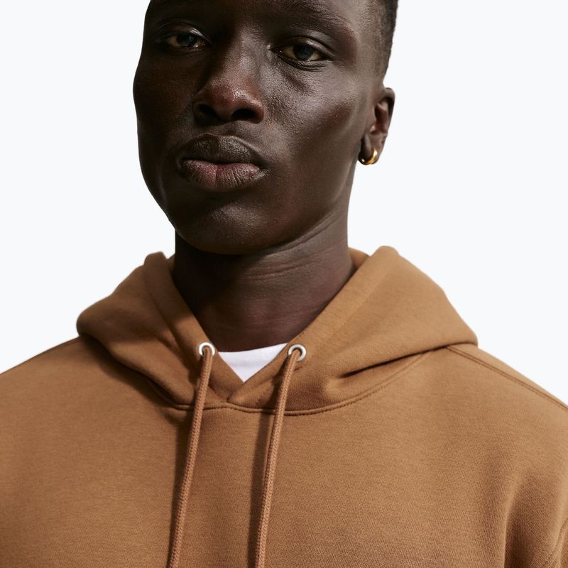 Мъжки суитшърт Nike Club Pullover Hoodie ale brown/ale brown/white 5