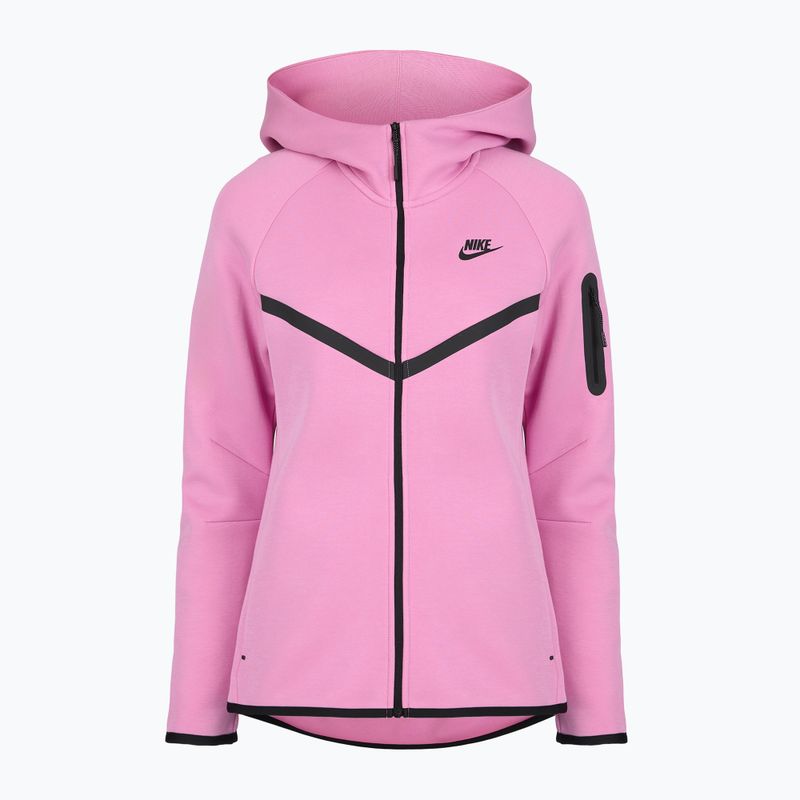 Дамски суитшърт Nike Sportswear Tech Fleece Windrunner light magenta/black 4