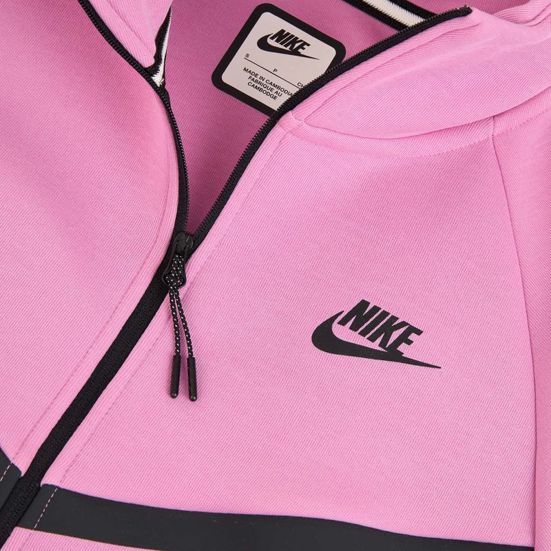 Дамски суитшърт Nike Sportswear Tech Fleece Windrunner light magenta/black 6
