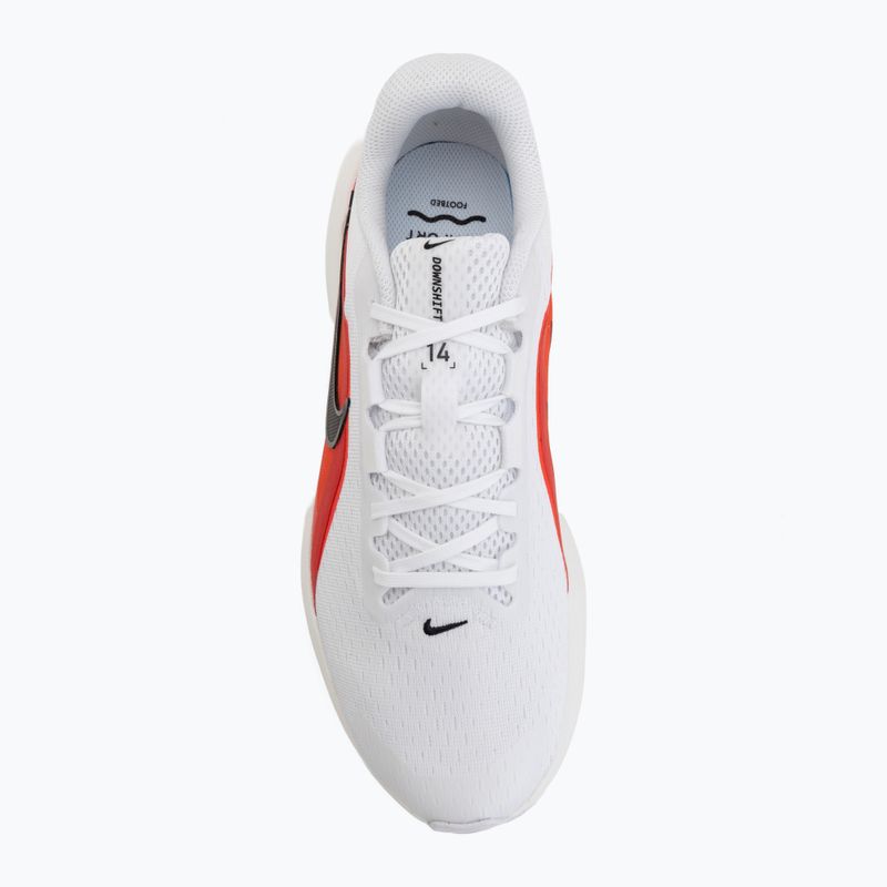 Мъжки обувки за бягане Nike Downshifter 14 white/summit white/bright crimson/black 5