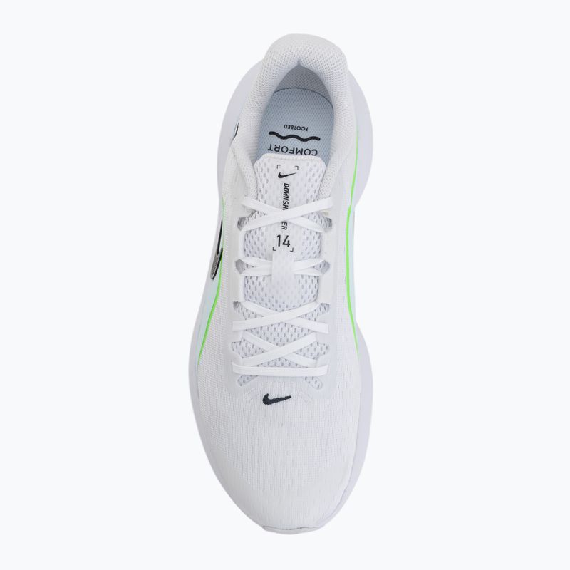 Мъжки обувки за бягане Nike Downshifter 14 white/glacier blue/green strike/black 5
