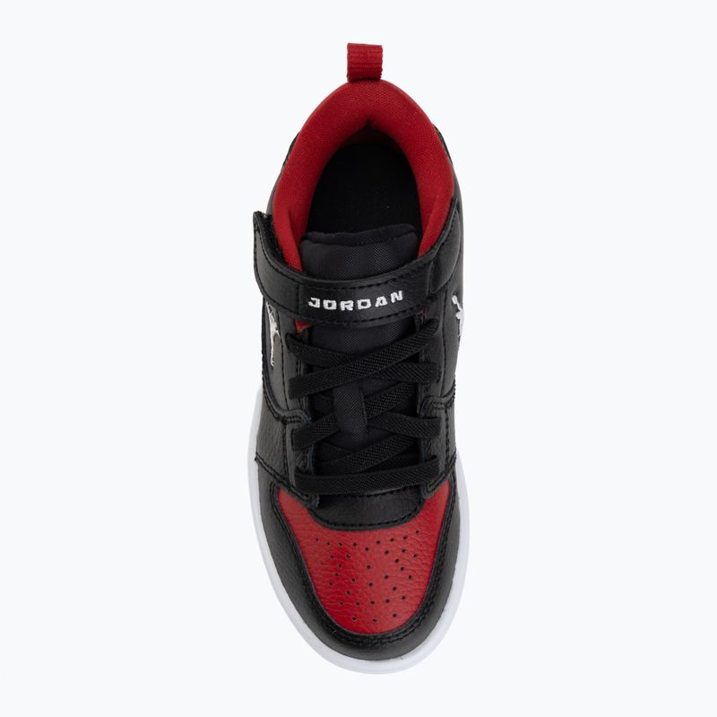 Buty dziecięce  Nike Jordan Court Connect Low black/gym red/white 5