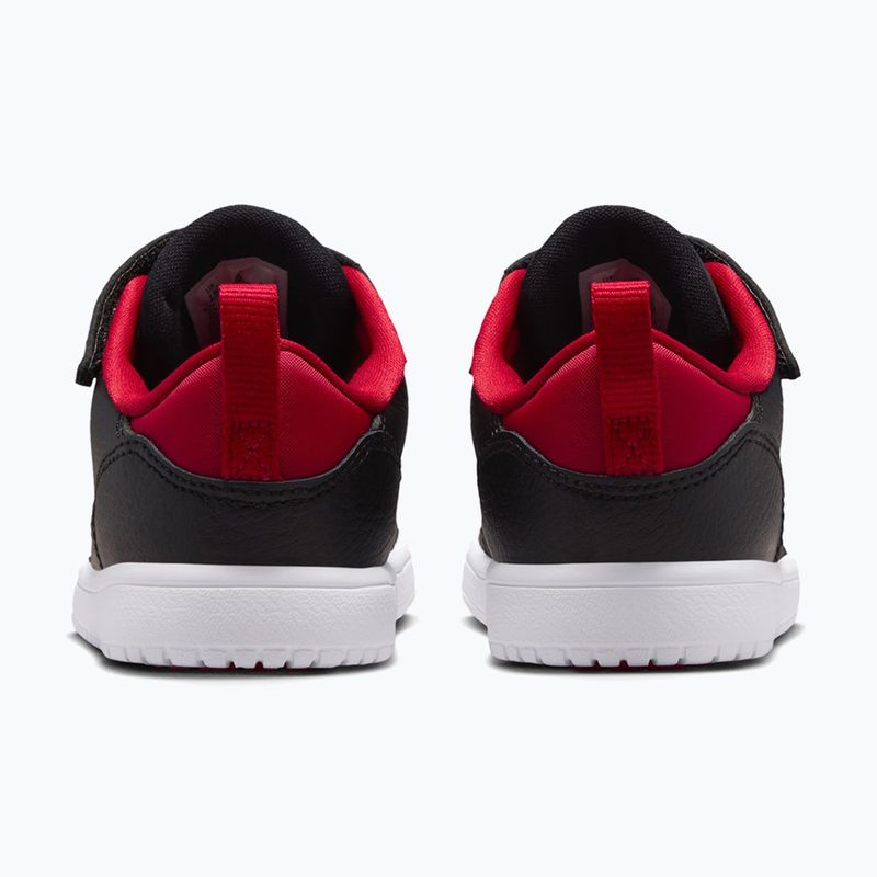 Детски обувки Jordan Court Connect Low black/gym red/white 4