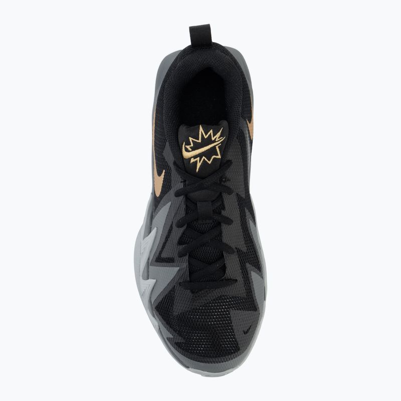 Детски обувки Nike S.T. Dynamite black/wolf grey/smoke grey/metallic gold 5