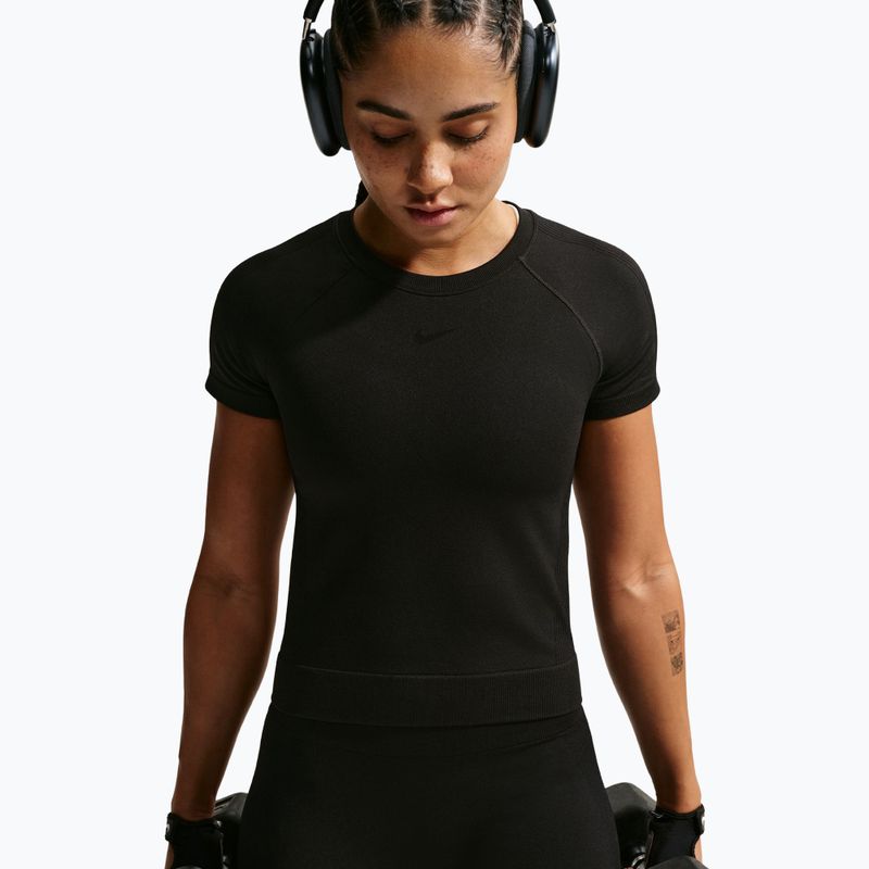 Дамска тренировъчна тениска Nike Pro Seamless Dri-Fit black 4
