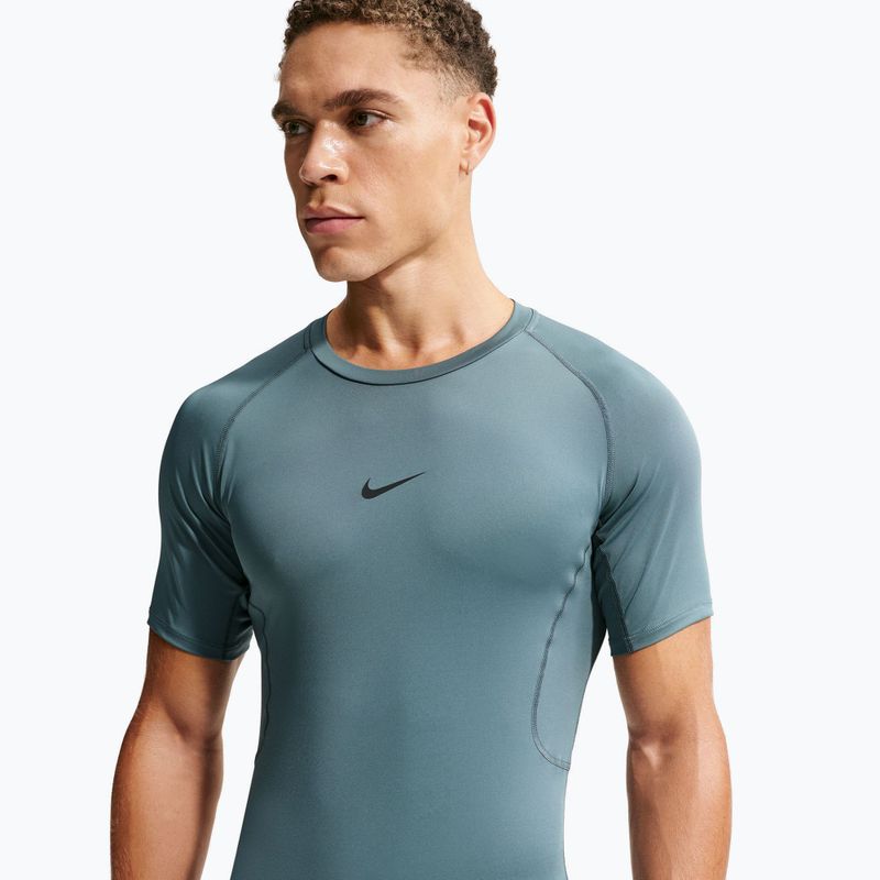 Мъжка тренировъчна тениска Nike Pro Dri-Fit Tight Fitness mineral slate/black 4