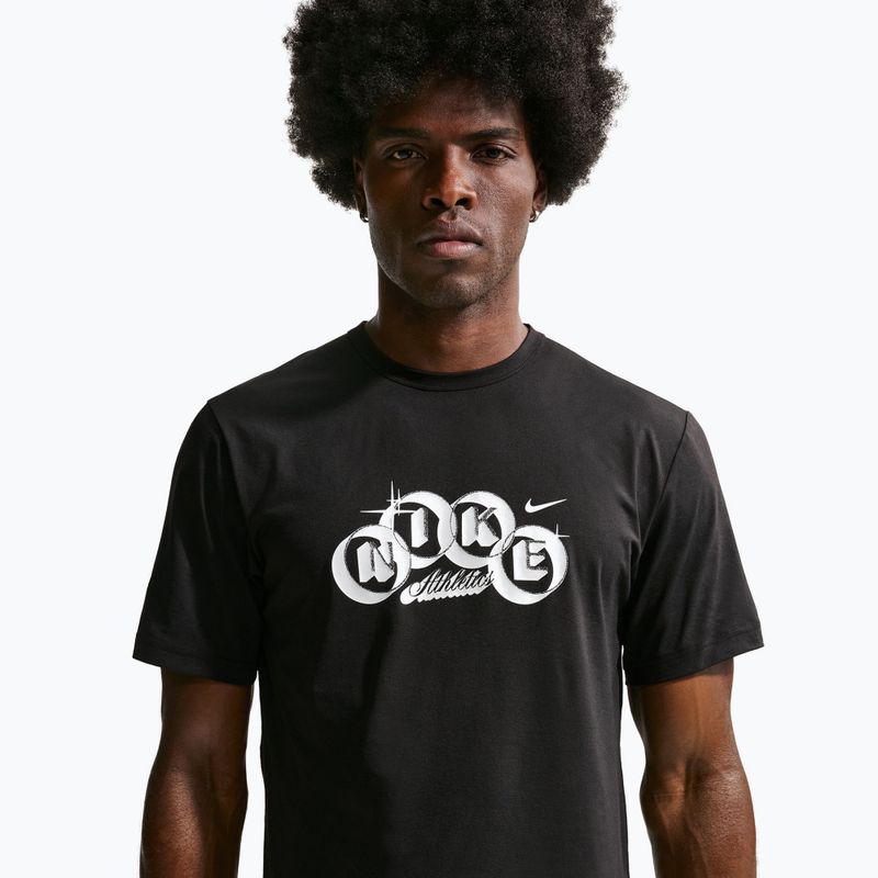 Мъжка тренировъчна тениска Nike Hyverse Dri-Fit Training black/white 4