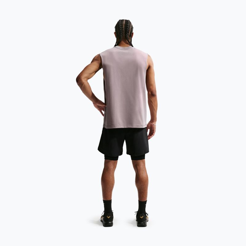 Мъжка тренировъчна тениска Nike Athletic Club Dri-Fit light violet ore/light violet ore 3