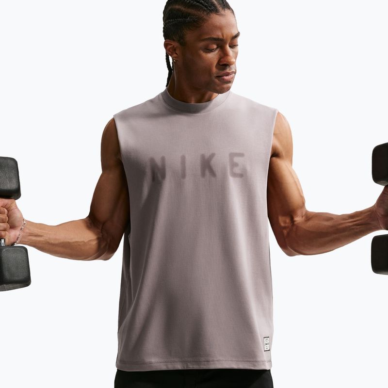 Мъжка тренировъчна тениска Nike Athletic Club Dri-Fit light violet ore/light violet ore 5