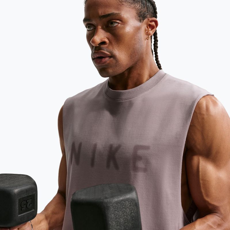 Мъжка тренировъчна тениска Nike Athletic Club Dri-Fit light violet ore/light violet ore 6