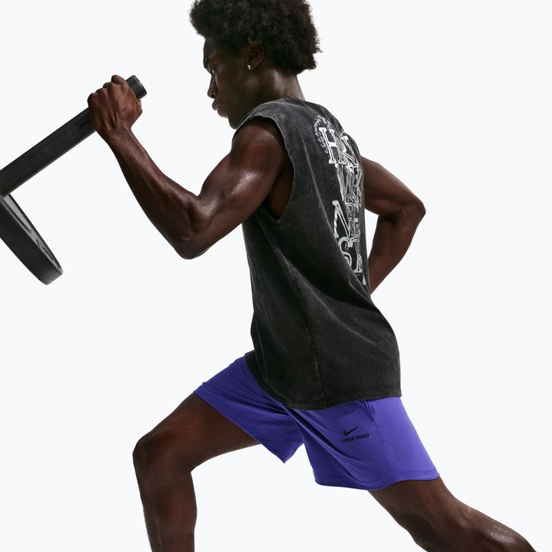 Мъжки къси панталони/шорти Nike Pro Training Dri-Fit 6" persian violet/black 4