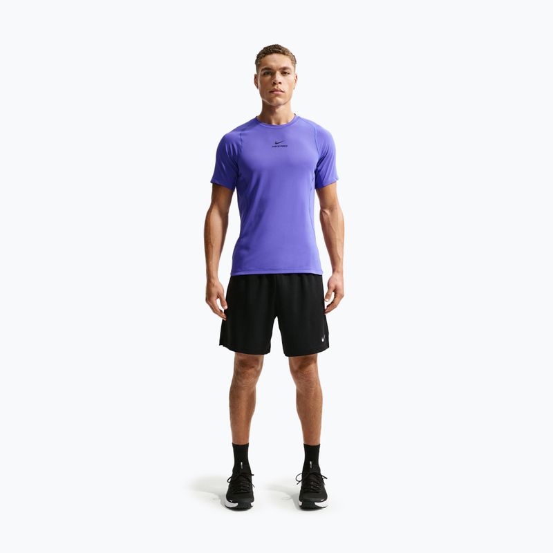 Мъжка тренировъчна тениска Nike Pro Training Dri-Fit persian violet/black 2