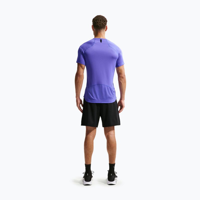 Мъжка тренировъчна тениска Nike Pro Training Dri-Fit persian violet/black 3