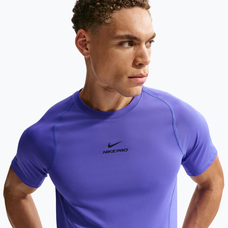 Мъжка тренировъчна тениска Nike Pro Training Dri-Fit persian violet/black 4