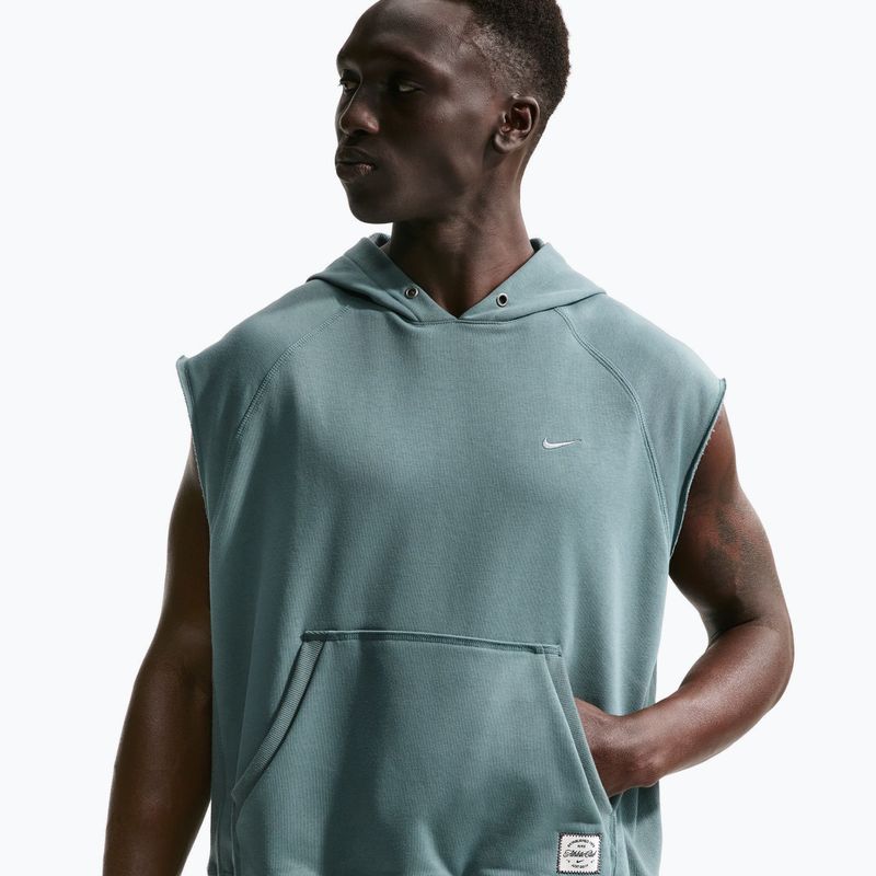 Мъжки суитшърт за тренировка Nike Athletic Club Dri-Fit Sleeveless Hoodie mineral slate/mineral slate 4