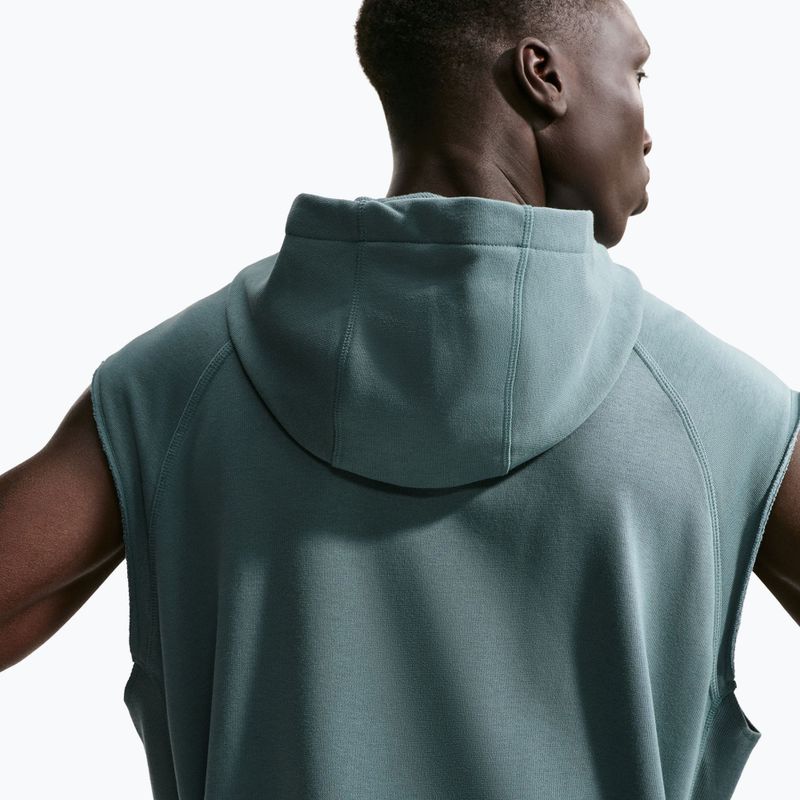 Мъжки суитшърт за тренировка Nike Athletic Club Dri-Fit Sleeveless Hoodie mineral slate/mineral slate 5
