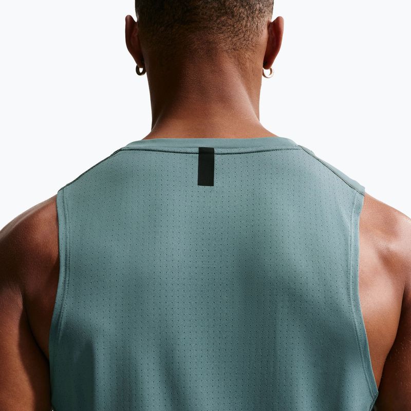 Мъжка тренировъчна тениска Nike Pro Training Dri-Fit mineral slate/green strike 5