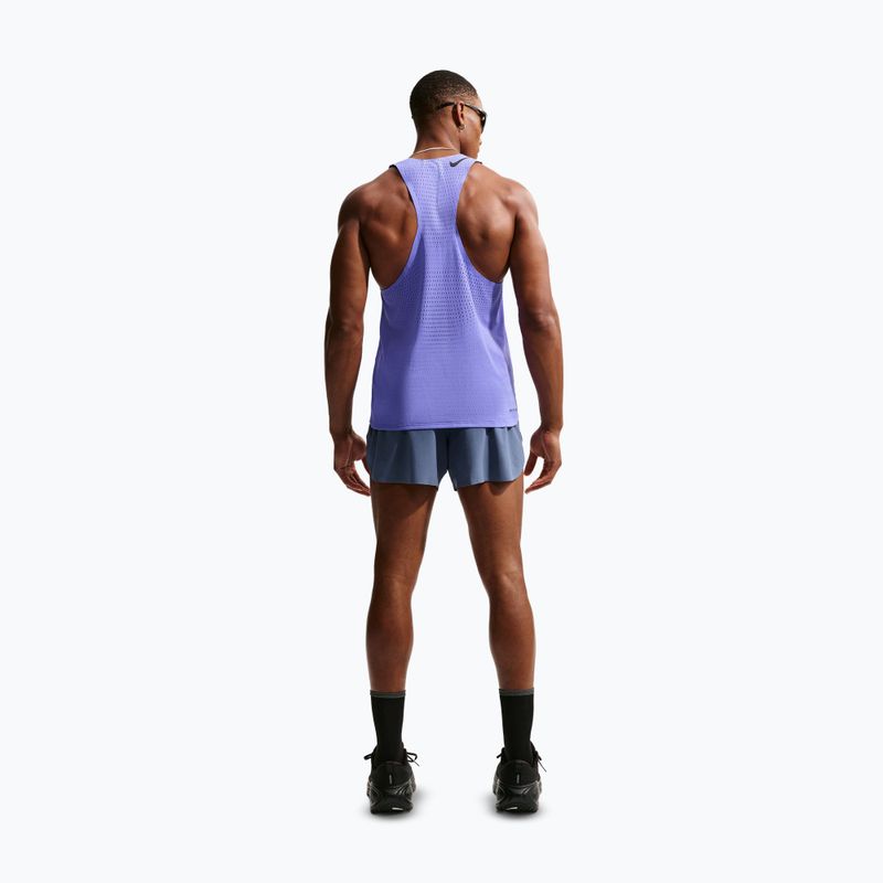 Мъжка тениска за бягане Nike AeroSwift Dri-Fit ADV sapphire/black 3