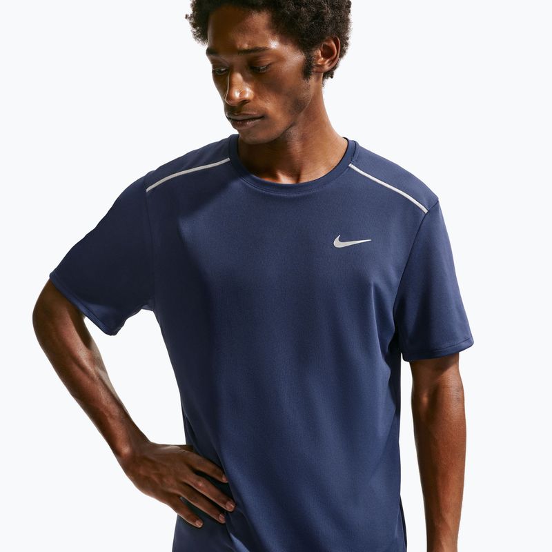 Мъжка тениска за бягане Nike Miler Dri-Fit UV midnight navy 4