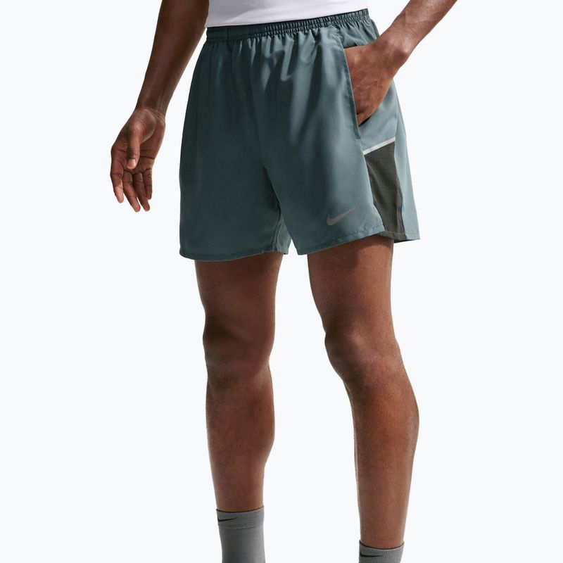 Мъжки шорти за бягане Nike Miler Dri-Fit 2in1 5" mineral slate 5