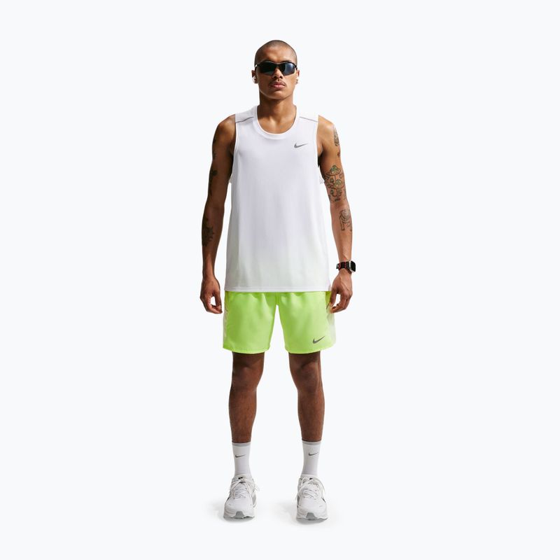 Мъжки шорти за бягане Nike Miler Dri-Fit Brief Lined7" volt ice/barely volt 2
