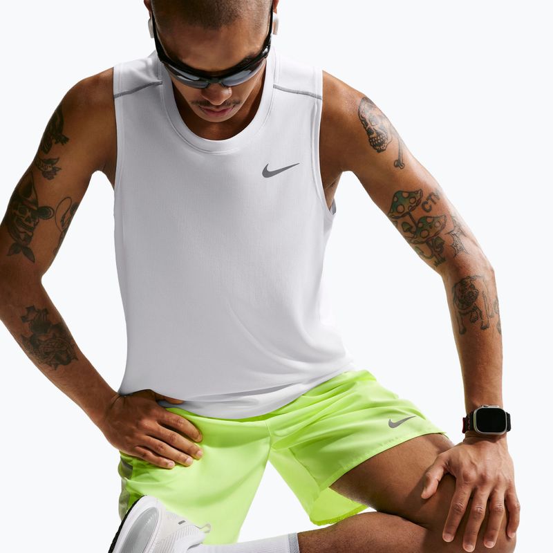 Мъжка тениска за бягане Nike Miler Dri-Fit white 4