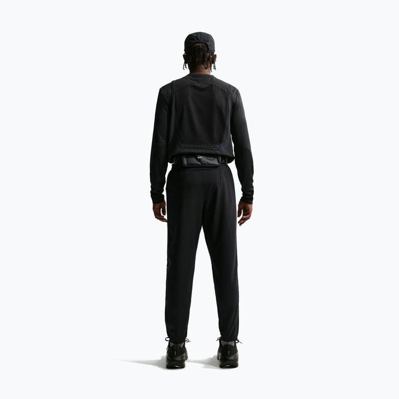 Мъжки панталони за бягане Nike Miler Dri-Fit Woven black/black 3