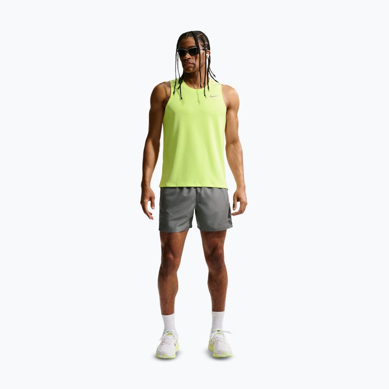 Мъжки шорти за бягане Nike Miler Dri-Fit 2in1 5" smoke grey/smoke grey 2