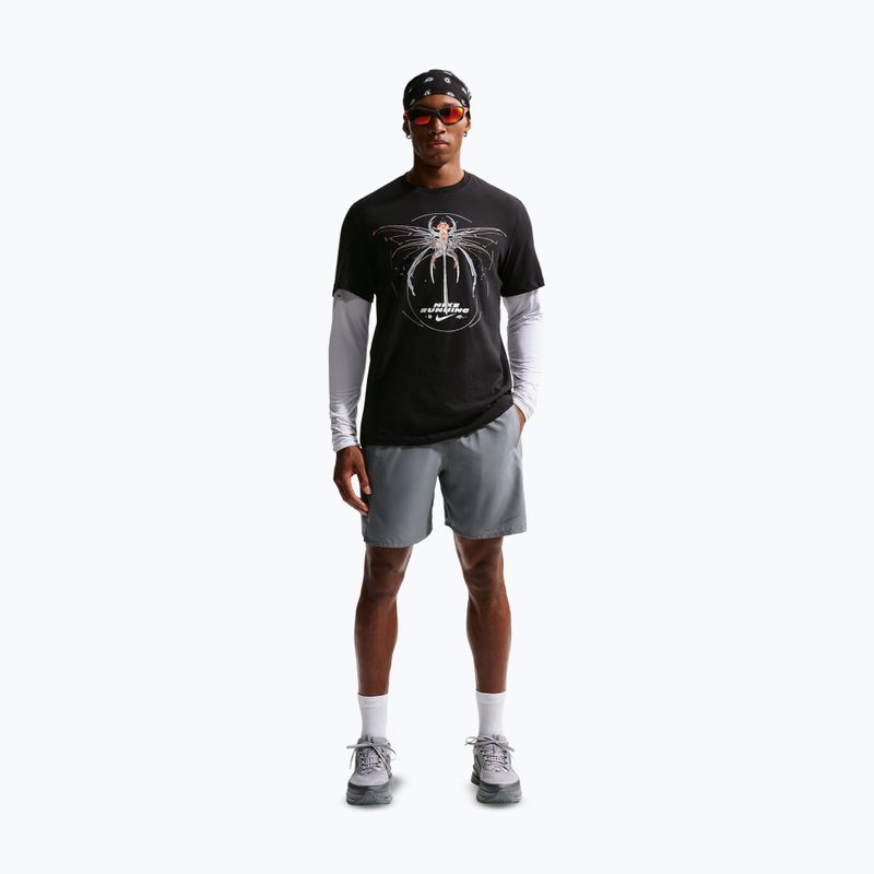 Мъжки къси панталони/шорти Nike Miler Dri-Fit 7" smoke grey/smoke grey 2