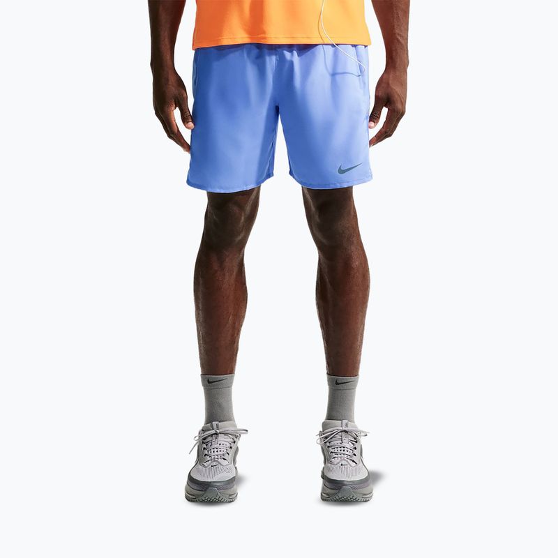 Мъжки шорти за бягане Nike Miler Dri-Fit 2in1 7" royal pulse/sapphire