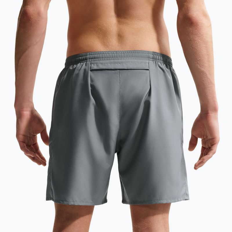 Мъжки шорти за бягане Nike Miler Dri-Fit Brief Lined7" smoke grey/smoke grey 4