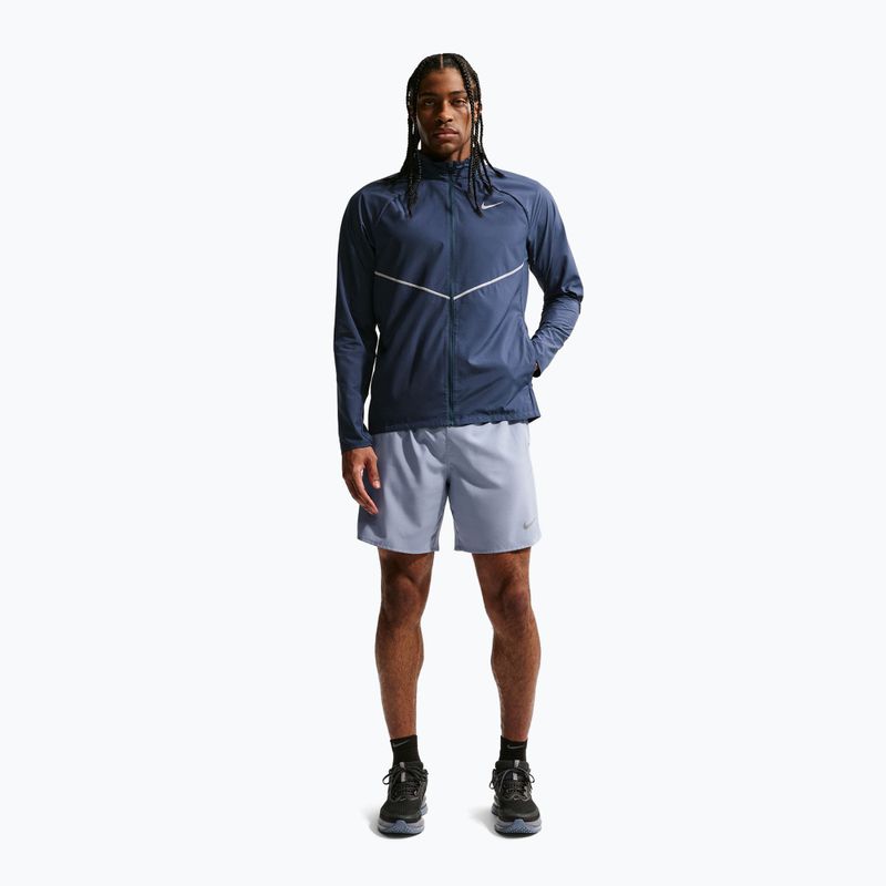 Мъжко яке за бягане Nike Miler Repel UV midnight navy 2