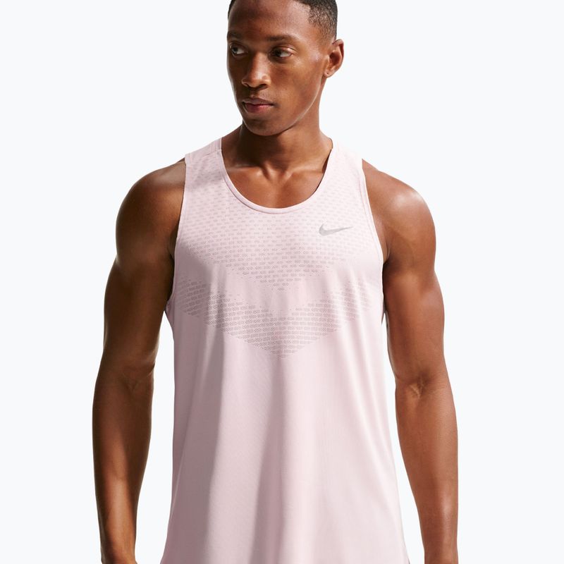 Мъжка тениска за бягане Nike Stride Dri-Fit ADV silt red 5