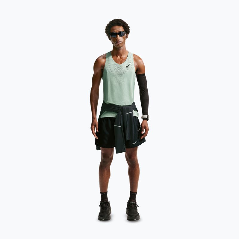 Мъжка тениска за бягане Nike AeroSwift Dri-Fit ADV steam/black 2
