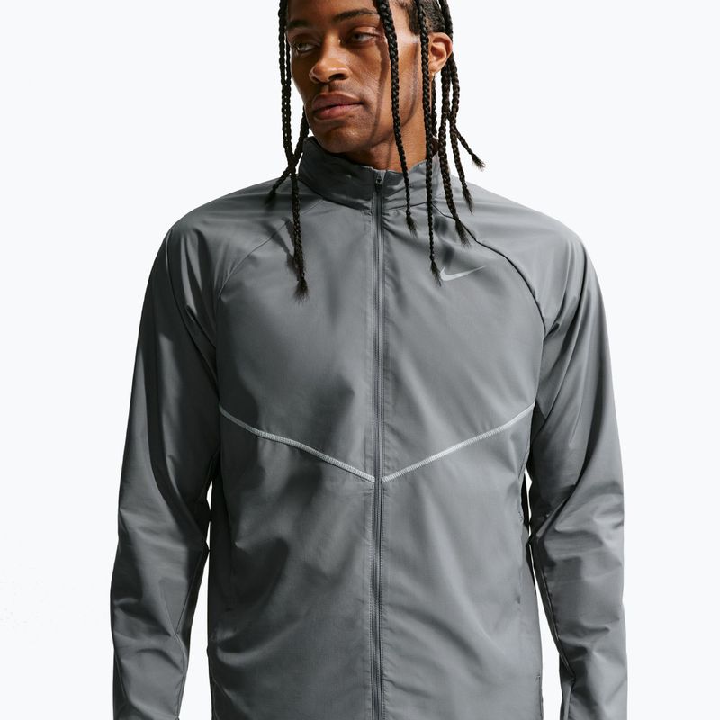 Мъжко яке за бягане Nike Miler Repel UV smoke grey/smoke grey 4
