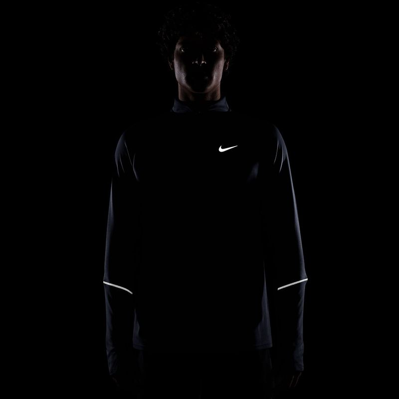 Мъжки суитшърт за бягане Nike Miler Dri-Fit UV 1/2 Zip midnight navy 7