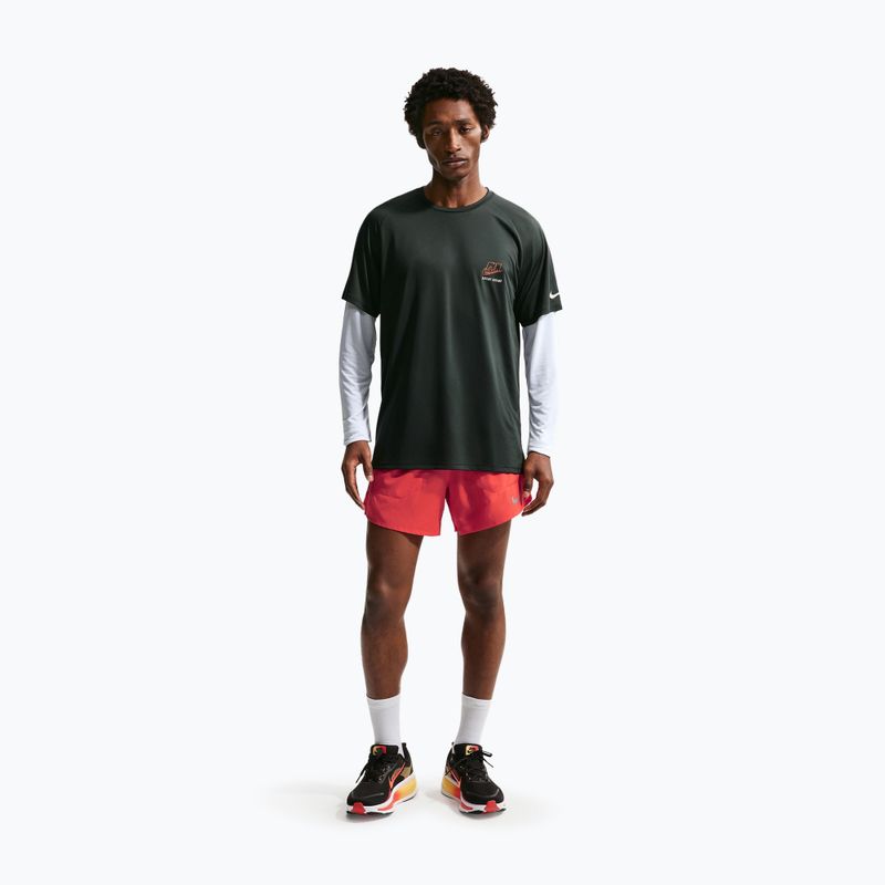 Мъжка тениска за бягане Nike Stride Dri-Fit ADV black spruce 2