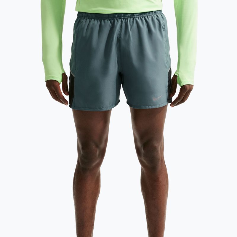 Мъжки къси панталони/шорти Nike Miler Dri-Fit Brief Lined 5" mineral slate 5