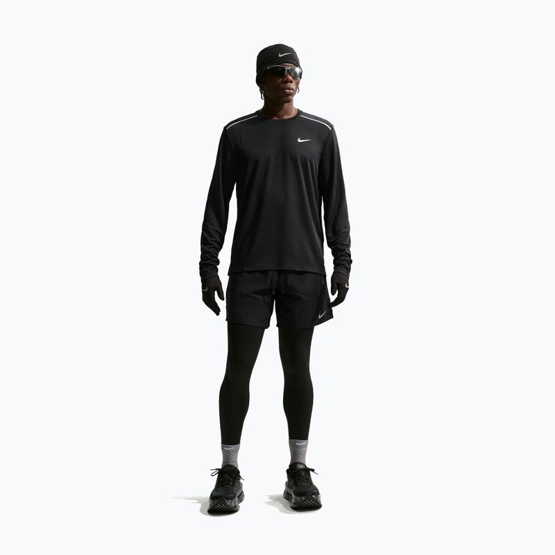 Мъжка блуза за бягане с дълъг ръкав Nike Miler Dri-Fit UV black 2