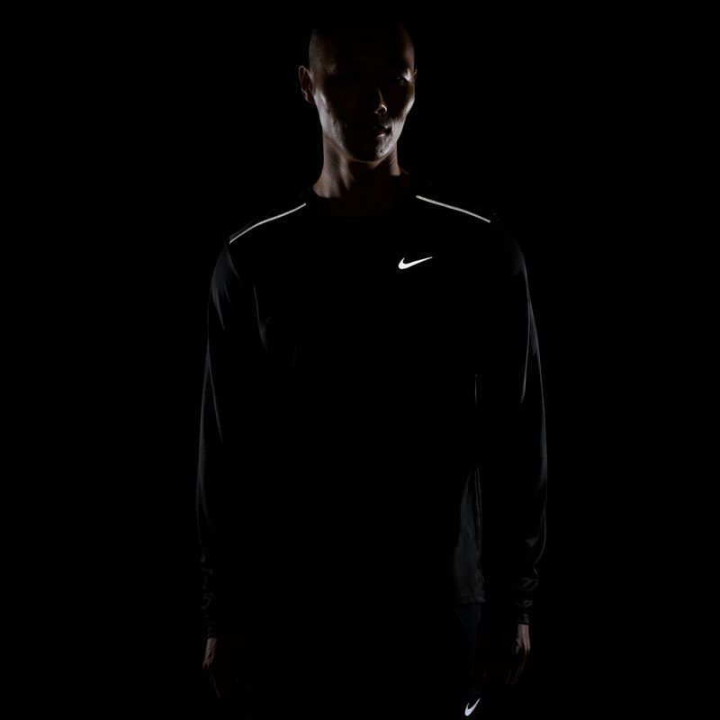 Мъжка блуза за бягане с дълъг ръкав Nike Miler Dri-Fit UV black 8