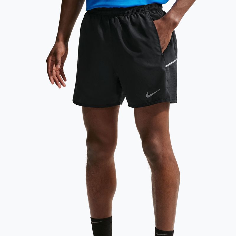 Мъжки къси панталони/шорти Nike Miler Dri-Fit Brief Lined 5" black/black 5