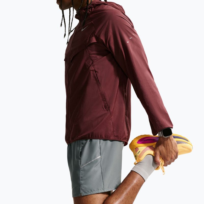 Мъжки къси панталони/шорти Nike Miler Dri-Fit Brief Lined 5" smoke grey/smoke grey 4