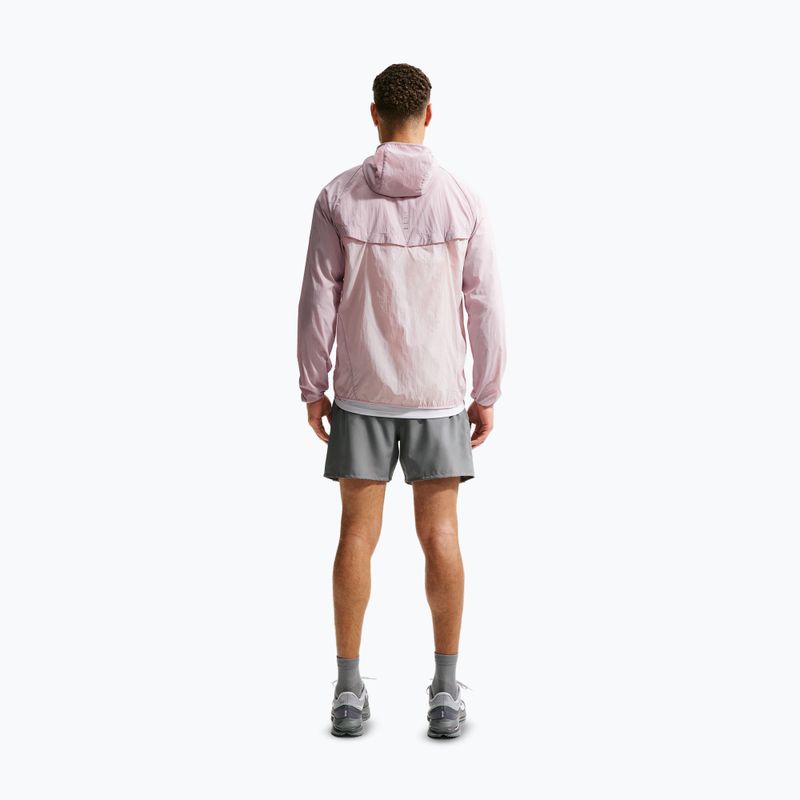 Мъжко яке за бягане Nike Stride Repel UV particle rose/silt red 3