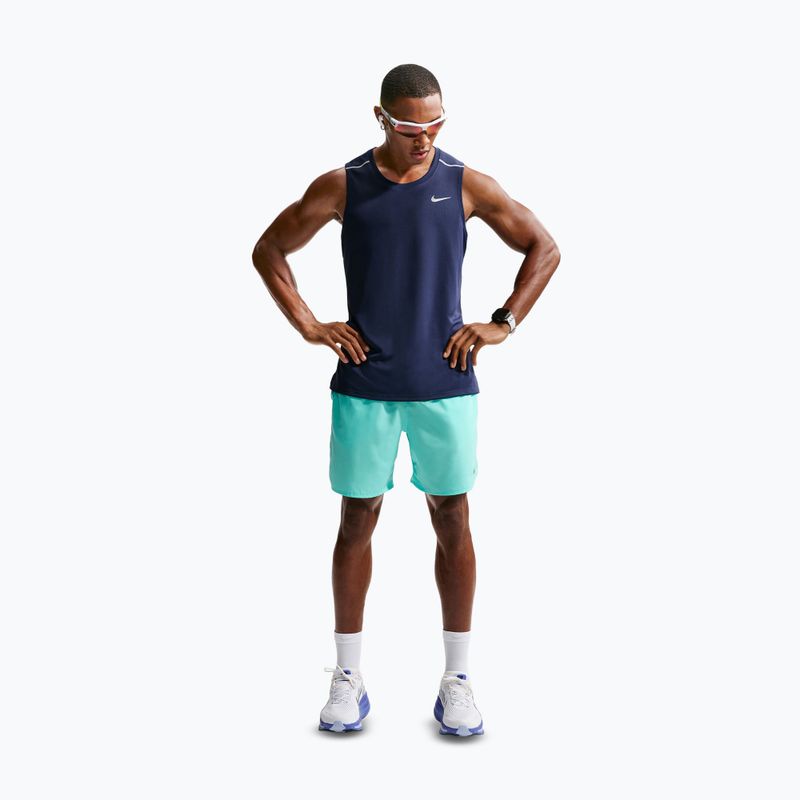 Мъжка тениска за бягане Nike Miler Dri-Fit midnight navy 2