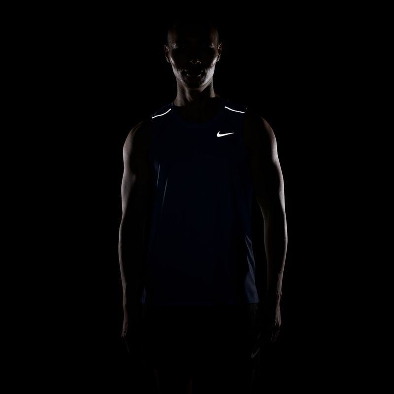 Мъжка тениска за бягане Nike Miler Dri-Fit midnight navy 7