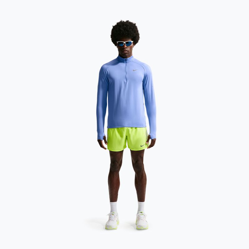 Мъжки суитшърт за бягане Nike Stride 1/4 Zip Dri-Fit royal pulse 2