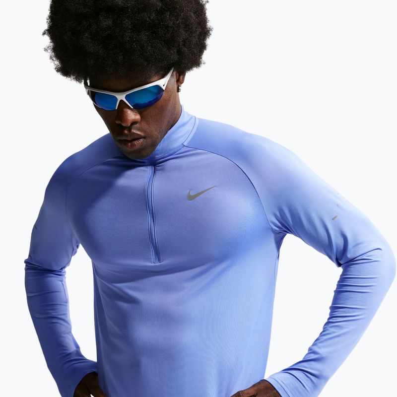 Мъжки суитшърт за бягане Nike Stride 1/4 Zip Dri-Fit royal pulse 5